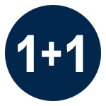 1+1