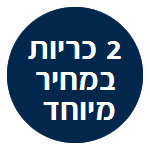 זוג כריות במחיר מיוחד