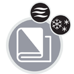 ADAPTIVEבד המגיב לשינוי טמפרטורה ומעניקאפקט קירור