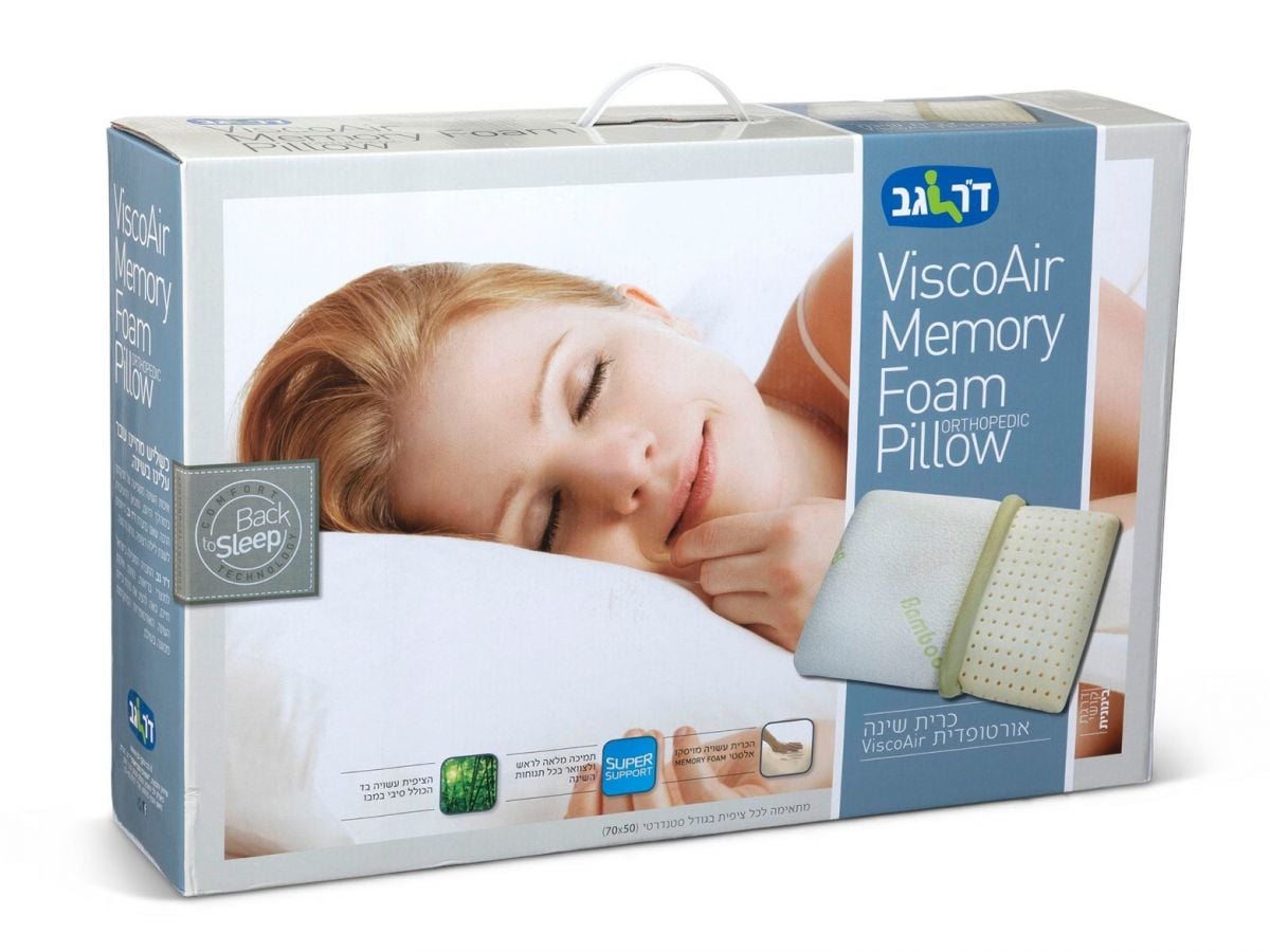 כרית שינה אורטופדית לצוואר VISCO AIR
