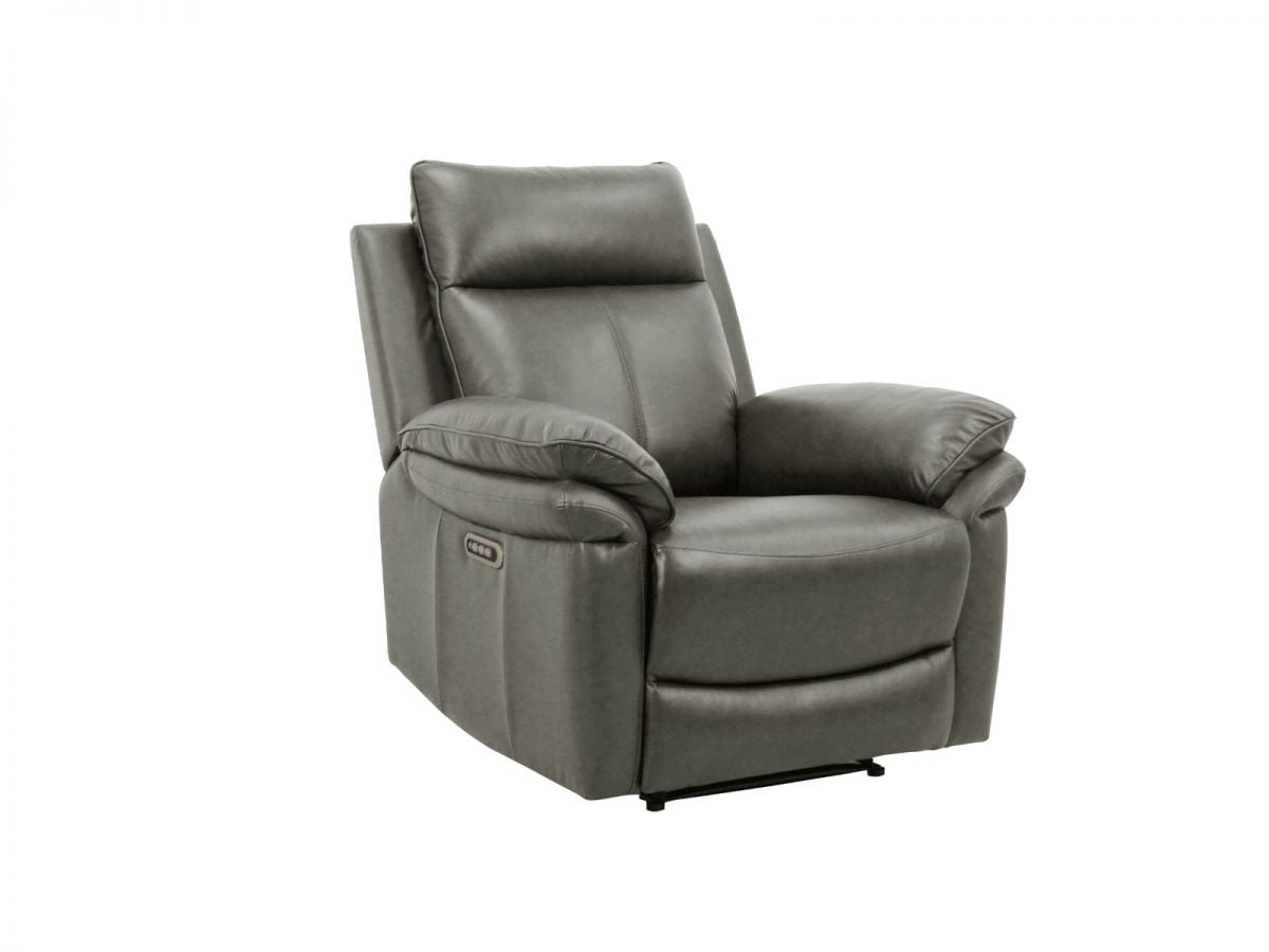 כורסת טלוויזיה חשמלית מעור ALABAMA 