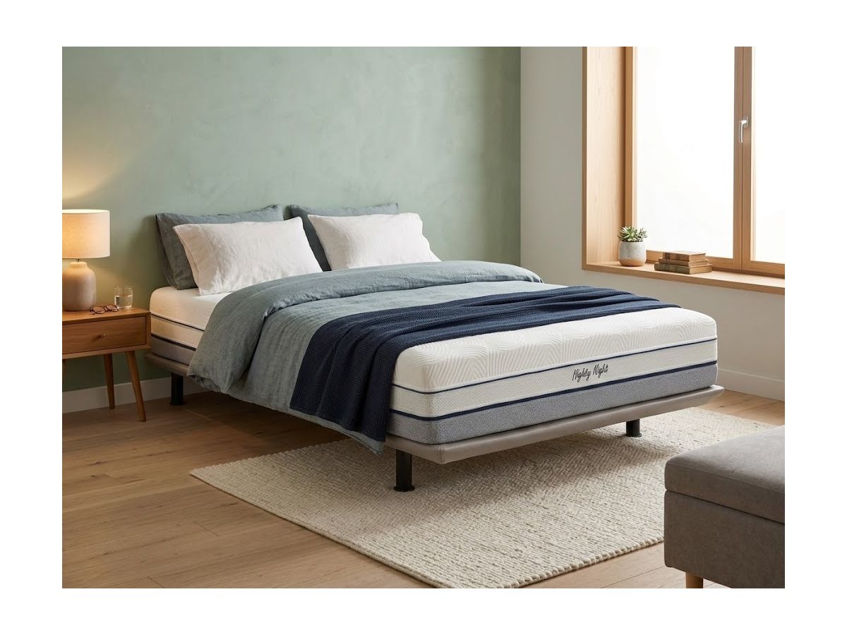 חבילת שינה מזרן NIGHTY NIGHT ובסיס מיטה CENTRAL