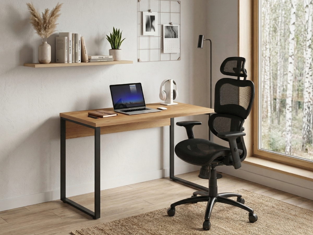 שולחן עבודה עם רמקול מובנה וטעינה אלחוטית CT-3675 