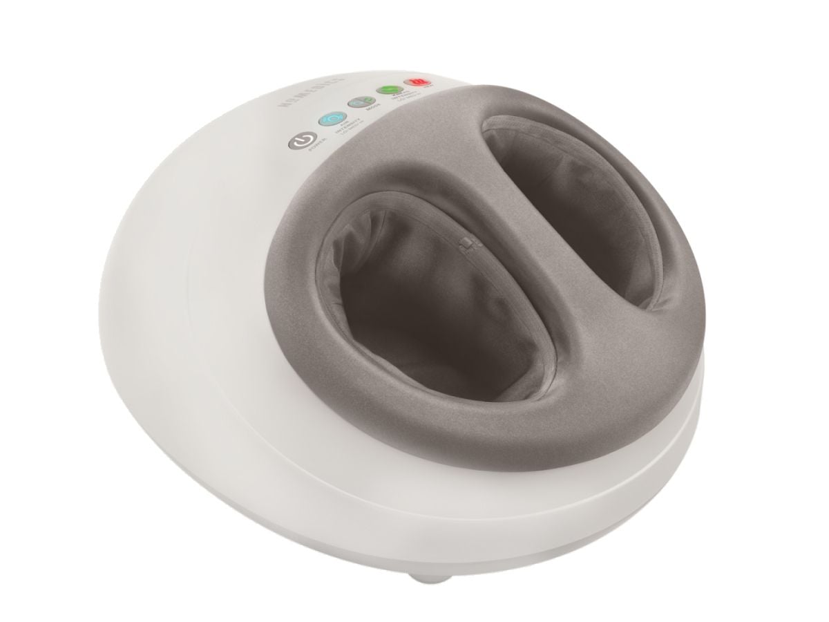 מכשיר עיסוי שיאצו AIR PRO לכפות רגליים בצבע לבן