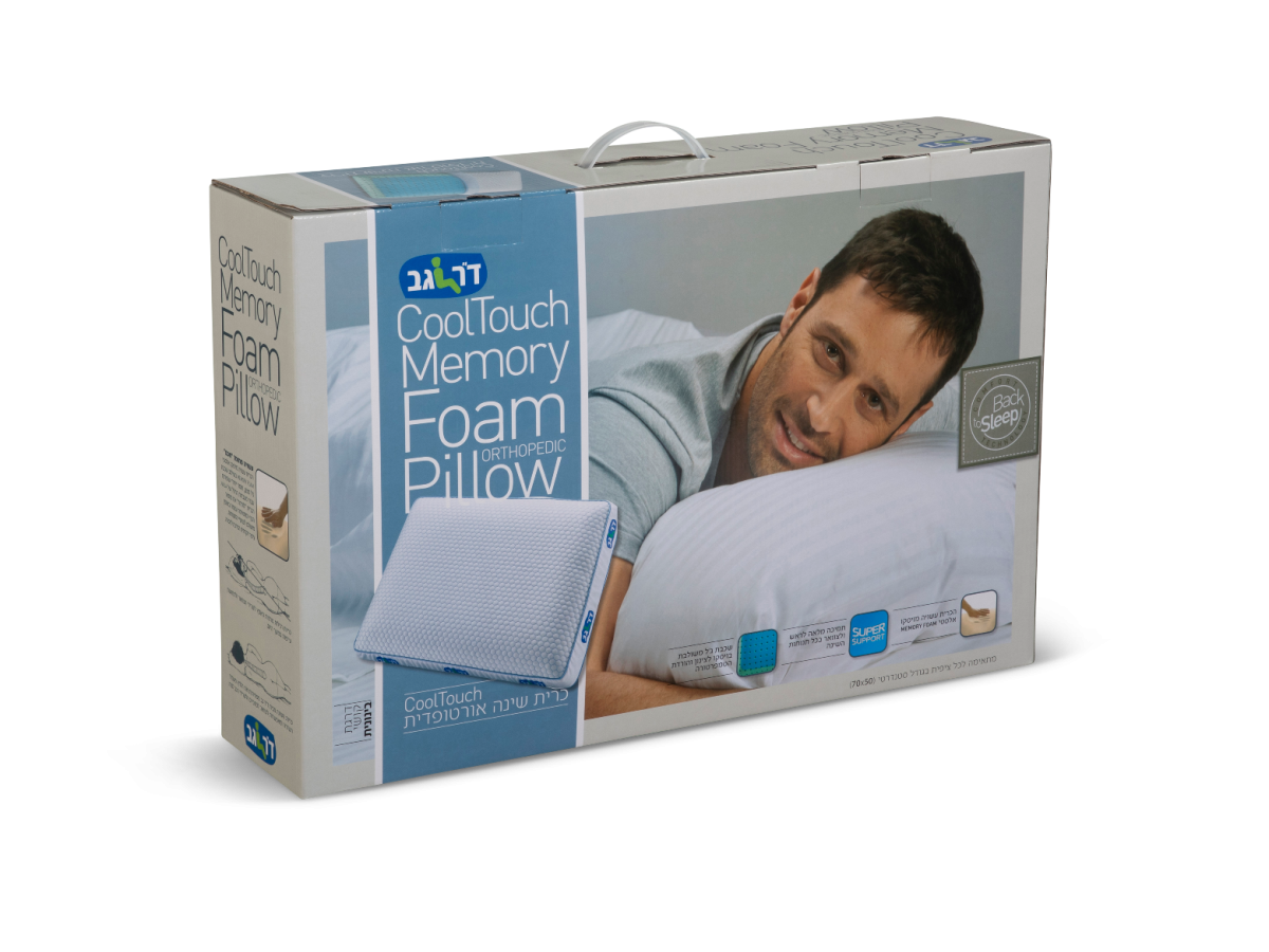 כרית שינה אורטופדית COOL TOUCH ויסקו אלסטי