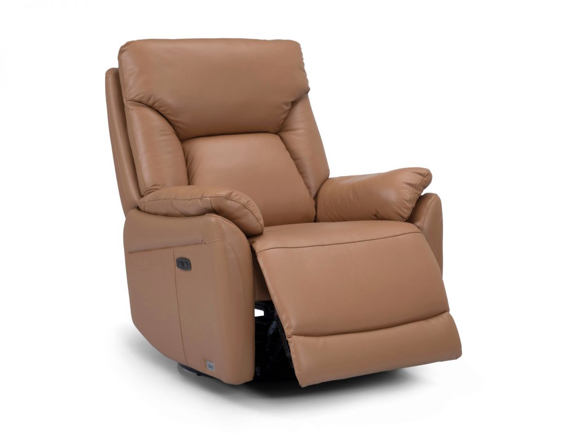 כורסת טלוויזיה חשמלית מעור MELBOURNE