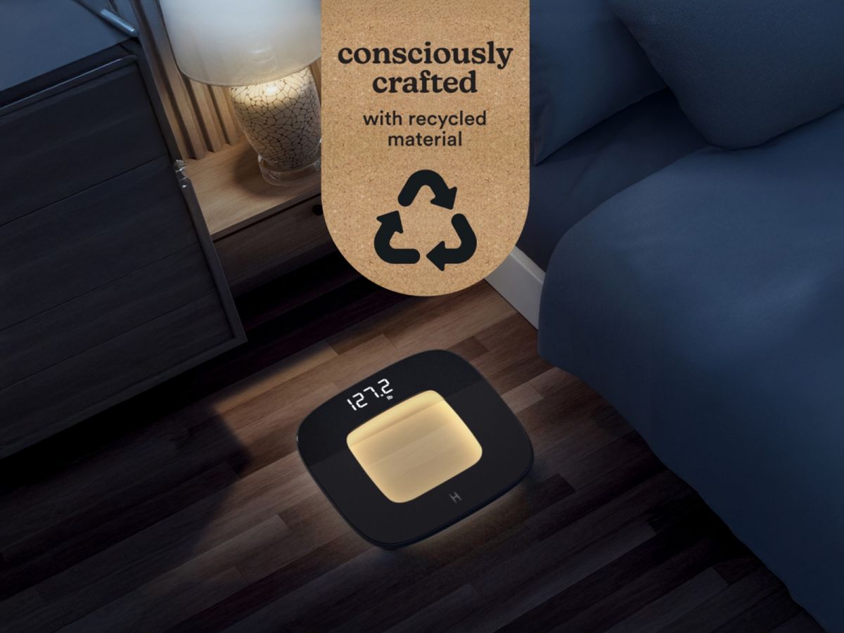 משקל דיגיטלי עם תאורה שחור SCL-B100-BK