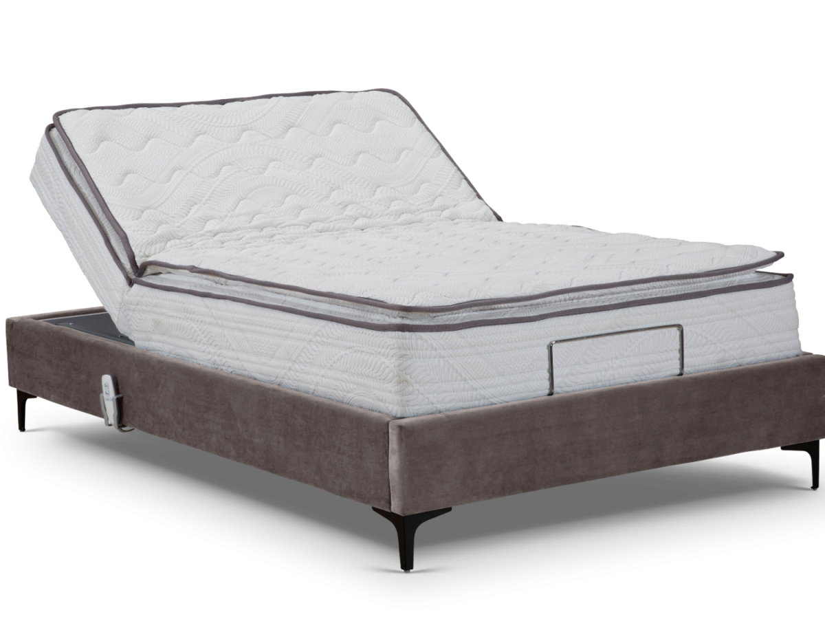 מיטת נוער TOP TOUCH מתכווננת חשמלית-חום מוקה