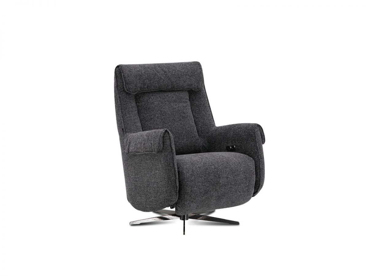 כורסת טלוויזיה חשמלית מבד COSEY DUO