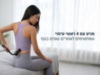 אקדח עיסוי מקצועי ERGONIMIC GUN MASSAGER