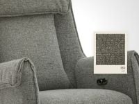 כורסת טלוויזיה חשמלית מבד COSEY DUO