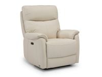 כורסת טלוויזיה חשמלית מעור BARCELONA 