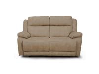 ספה דו מושבית CAPRI מבד בצבע אפור בהיר 