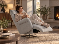 כורסת טלוויזיה חשמלית מבד COSEY DUO