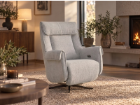 כורסת טלוויזיה חשמלית מבד COSEY DUO