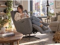 כורסת טלוויזיה חשמלית מבד COSEY QUATRO