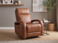 כורסת טלוויזיה חשמלית מעור DYLAN