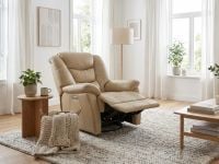 כורסת טלוויזיה חשמלית מעור MALIBU
