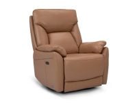 כורסת טלוויזיה חשמלית מעור MELBOURNE