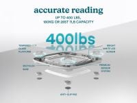 משקל דיגיטלי עם תאורה שחור SCL-B100-BK