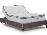 מיטת נוער TOP TOUCH מתכווננת חשמלית-חום מוקה