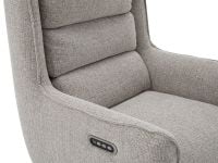 כורסת טלוויזיה חשמלית מבד COSEY QUATRO