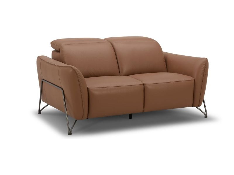 מערכת ישיבה דו + תלת מעור בגוון חום CHICAGO