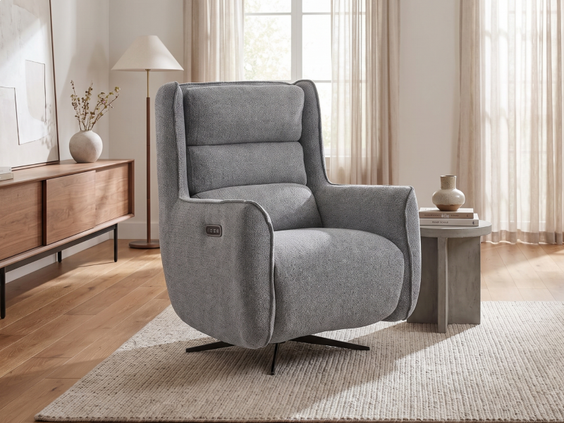כורסת טלוויזיה חשמלית מבד COSEY QUATRO