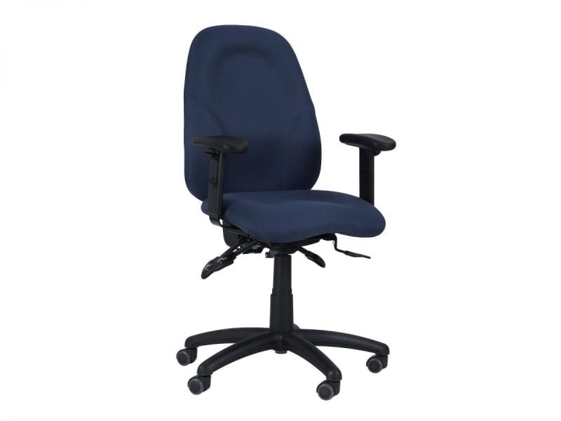 כסא מחשב אלפא פרו כחול מורכב ALPHA PRO מתצוגה