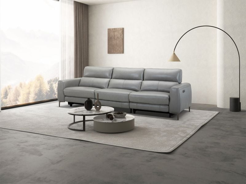 ספת תלת ארוכה מעור LONDON